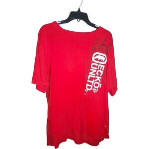 Ecko Unlimited Red Graphic Tee